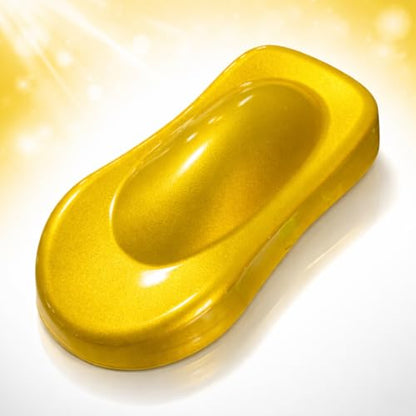 LiME LiNE Base Coat Maker Pigment Powder, Automotive Grade, Basecoat Metallic Yellow Pearl - color: Metallic yellow Pearl