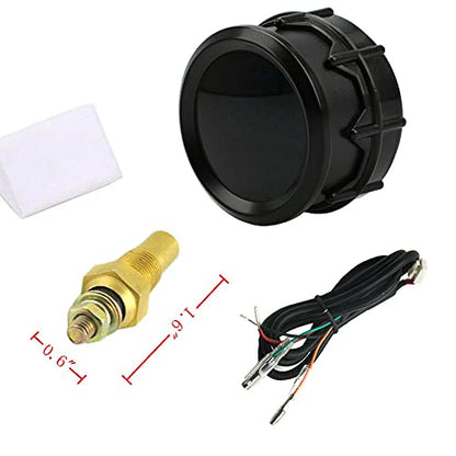 ESUPPORT Car 2" 52mm Digital Oil Temp Gauge Temperature Meter Fahrenheit - color: Oil Temp F Gauge