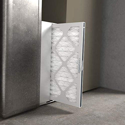 Amazon Basics 16x20x1 Air Filter 6-Pack, MERV 8 AC Furnace Filters, Allergen Control , Removes Dust, Lint and Pollen, Electrostatic (Actual Size: 15.75" x 19.75" x 0.75") - style: Merv 8