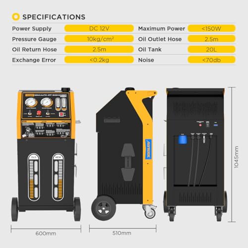 Automatic Transmission Fluid Exchanger DC12V ATF Transmission Flush Machine for Flushing Device Oil Change Gasoline Car and Diesel Vehicle