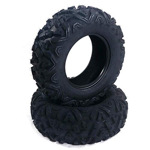 TUFFIOM 22x7-12 ATV Tires Set of 2 for All Terrains, Mud Sand Off-road ATV UTV Tire for Trail Vehicles, 6 PR, Deep Tread, Tubeless - size: 22 x 7.00-12 (2 pack)