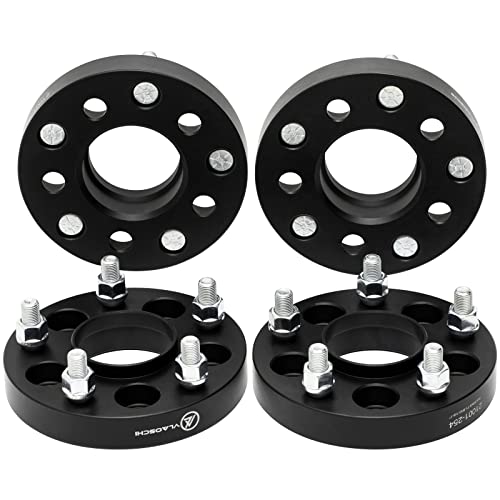 4X Black 5x100 Hubcentric Wheel Spacers 20mm with 12x1.5 Studs 54.1mm Hub - size: 20MM-Pack of 4