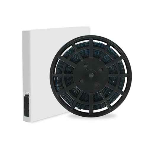 1/4 Oz. Stick on Wheel Weights, 715pcs/11 LBS/Roll, Black - color: Black