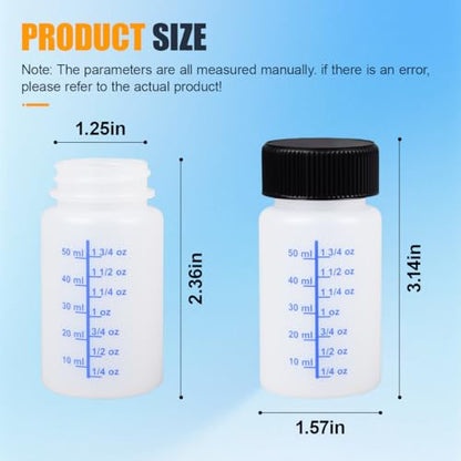 YoRise 2-Ounce (60ml) Paint Touch-Up Bottles (6PCS) - size: 6PCS