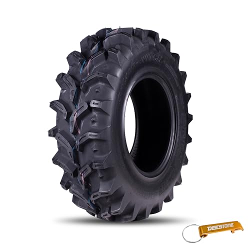 Deestone 30x9.00-14 D932 Swamp Witch Tire – 57F 30x9x14 – 6 Ply T/L – ATV Off-Road Traction Tire/Keychain Package - size: 30x9-14