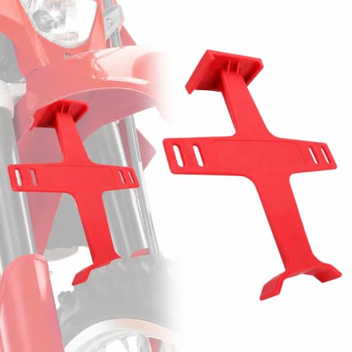 Dirt Bike Fork Saver Transportation Support Brace Suspension Guard - color: red