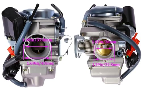 GY6 150cc Carburetor Kit for 125cc 150cc Scooter ATV Go Kart