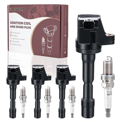 UF626 Ignition Coils & Spark Plugs Tune Up Kit, 4 Pack - size: UF626 & Spark Plugs