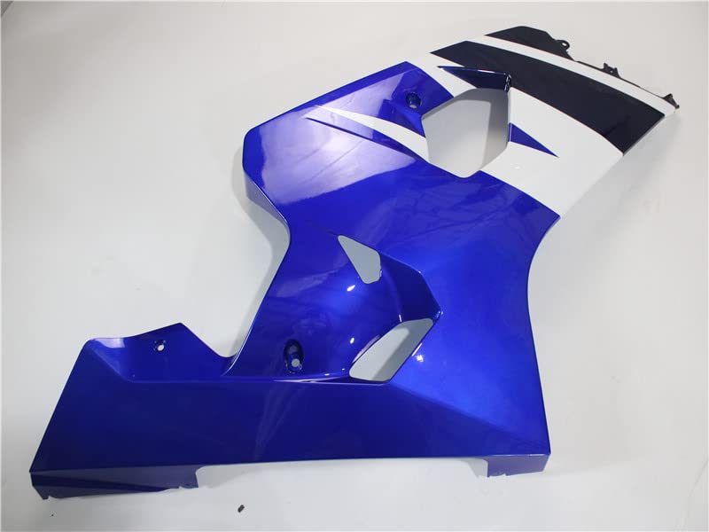 YTL Blue White Full Fairing Fit for Suzuki 2004-2005 GSXR 600/750 - color: 021 Blue White