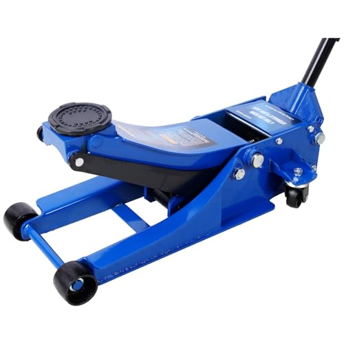 4 Ton Heavy-Duty Hydraulic Floor Jack, 8,000LB Capacity Low Profile Steel Jack with Dual Piston Lift Pump for Car Truck SUV, Lifting Range 2.5"-20.50" - size: 4 Ton