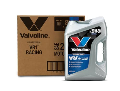 Valvoline VR1 Racing SAE 20W-50 Motor Oil 5 QT, Case of 3 - size: 5 QT, Case of 3, style: VR1