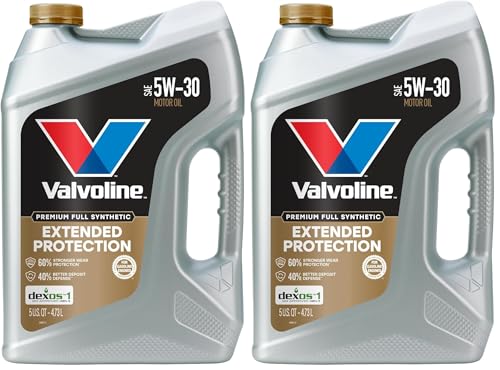 Valvoline Extended Protection Full Synthetic Motor Oil SAE 5W-30 5 QT (Pack of 2) - size: 5 QT (Pack of 2), style: Extended Protection