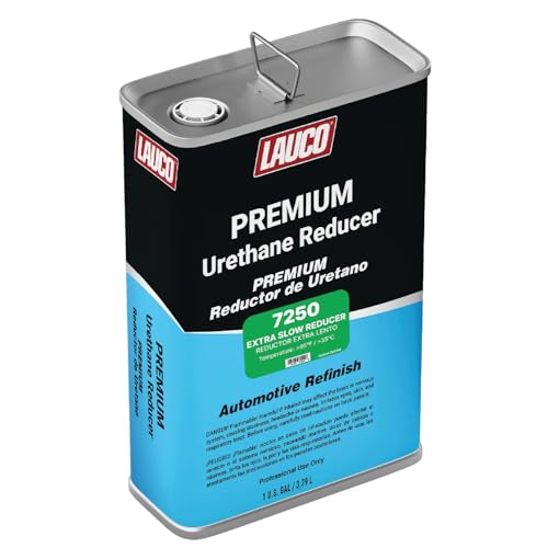 LAUCO Extra Slow Urethane Grade Reducer (7250), 1 Gallon, > 95°F - for Automotive Paint and Industrial Paint Use - High Performance Automotive Grade (Extra Slow - One Gallon) 7250-EXTRASLOW - style: Extra Slow - One Gallon
