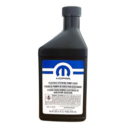 Chrysler Genuine Mopar Fluid 68088485AB Hydraulic Fluid 1 Pint, black