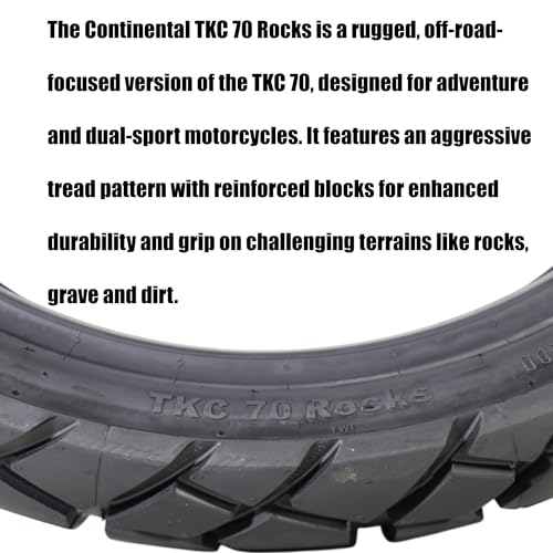 Continental TKC 70 Rocks Rear Motorcycle Tire 170/60R17 Adventure Tour - size: 170/60 R 17 M/C 72STL