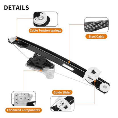 749-469 Rear Right Passenger Side Power Window Regulator