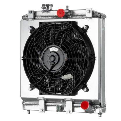 3 Row Radiator Shroud Fan For Honda Civic DEL SOL Integra 1992-00 - size: 3 Row Radiator+Shroud Fan(MT)