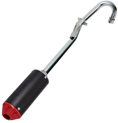 28mm High Performance Exhaust Muffler Silencer Pipe Assembly kit Dirt Bike Motocross CRF50 SSR - color: Red+Black