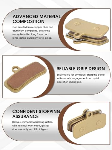Electric Dirt Bike Brake Pads Front and Rear for Sur Ron Surron LBX Talaria X3 XXX Talaria Sting MX3/R MX4 72V Rawrr Mantis X Mini R/R17 48V Mantis Mini Pup