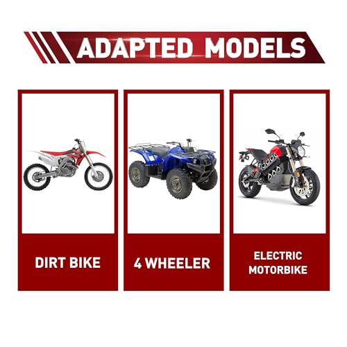 WOOSTAR 7/8" 22mm Handlebar 2 Function Right Start Switch Replacement for 125cc ATV 4 Wheeler Quad Sport Bike Dirt Pit Bike Electric Motorbike Bike - color: 2 Functions