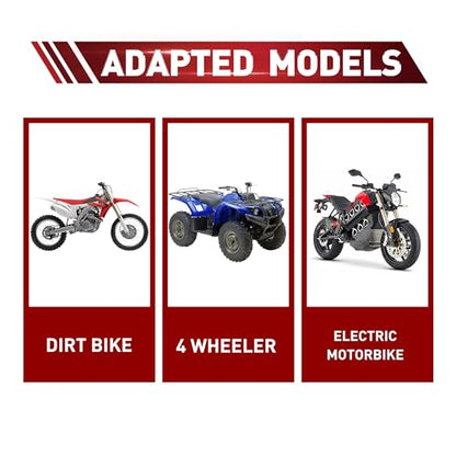 WOOSTAR 7/8" 22mm Handlebar 2 Function Right Start Switch Replacement for 125cc ATV 4 Wheeler Quad Sport Bike Dirt Pit Bike Electric Motorbike Bike - color: 2 Functions