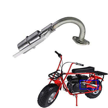 Exhaust with Muffler for Predator 212cc GX160 GX200 Go Kart & Mini Bikes