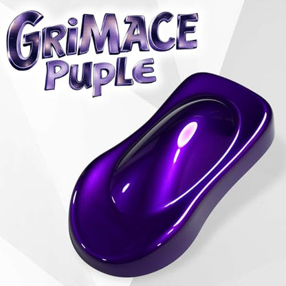 LiME LiNE Candy Pearl Basecoat Aerosol Kit – Automotive Spray Paint, Includes 2K Clearcoat, Pro Results No Spray Gun Needed (Grimace Purple, Candy Pearl + Clearcoat Kit) - color: Grimace Purple + Clearcoat