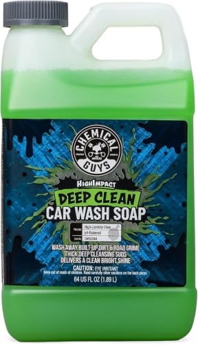 Chemical Guys, High Impact Deep Cleaning Car Wash Soap, High Suds, 64 oz - size: 64 Fl Oz (Pack of 1)