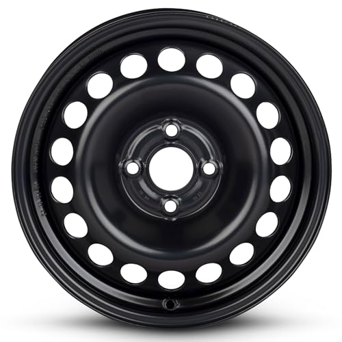 14x5.5 in Steel Wheel Rim 4 Lug 100mm 40mm Offset 59.1mm CB| Powder-Coated Black finish Fits 1995-1999 Nissan Sentra | New OEM Replacement | 403008B700 - size: 14x5.5 inch - Steel