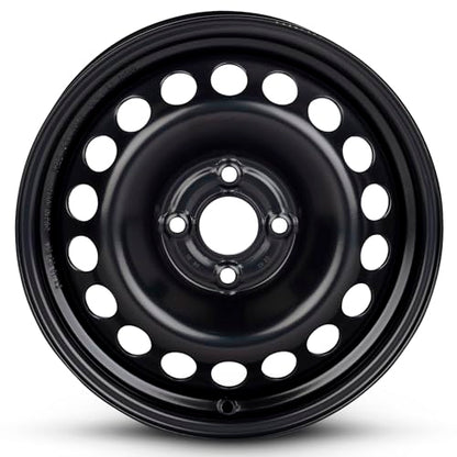 14x5.5 in Steel Wheel Rim 4 Lug 100mm 40mm Offset 59.1mm CB| Powder-Coated Black finish Fits 1995-1999 Nissan Sentra | New OEM Replacement | 403008B700 - size: 14x5.5 inch - Steel