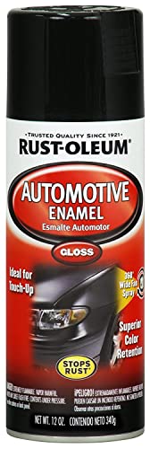 Rust-Oleum Stops Rust Automotive Enamel Spray Paint, Gloss Black - color: Gloss Black, size: 12 Ounce (Pack of 1)