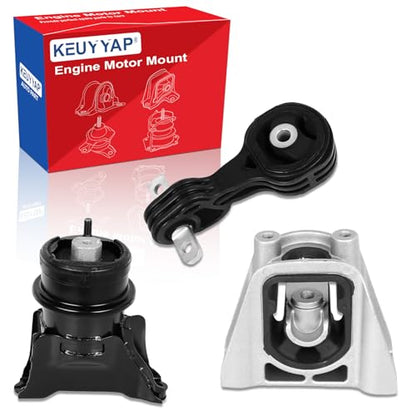 3Pcs Engine Motor Mount Compatible with Honda Civic Hybrid 1.3L 2006-2011