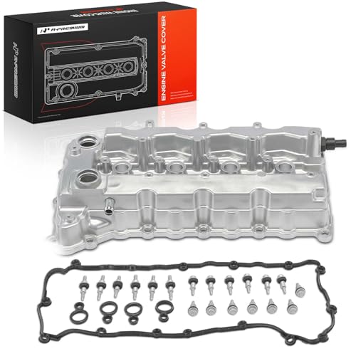 A-Premium Upgraded Aluminum Engine Valve Cover with Gasket Compatible with Jeep Cherokee 2017, Compass 2017-2018, Renegade 2016 & Chrysler 200 2017 & Dodge Dart 2016 & Ram ProMaster City 2017-2018