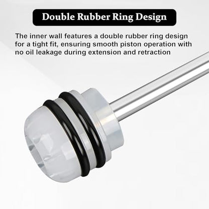 500CC Fluid Extractor Automotive, Oil Suction Syringe Fluid Transfer Pump with Long Rubber Hose, Manual Suction Vacuum Fuel Car Transfer Fluid Oil Change Evacuator