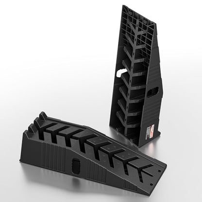 16000lb Stackable Heavy Duty Car Ramps for Oil Change,Save 50%Space