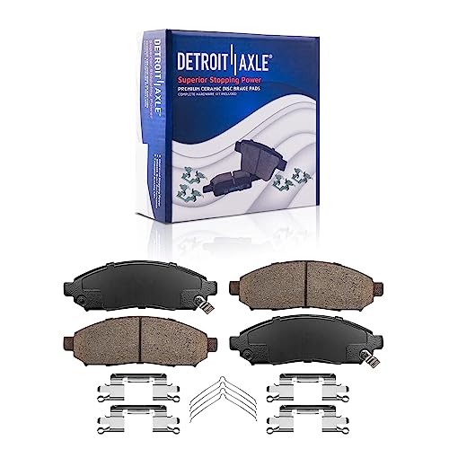 Detroit Axle - Front Brake Pads Rear Brake Shoes for 05-19 Nissan Frontier - size: 6P50356/Kit