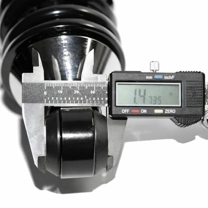 Rear Street Rod Coil Over Shock SET Black Coated Springs (Spring Rate:250) - size: Spring Rate:250