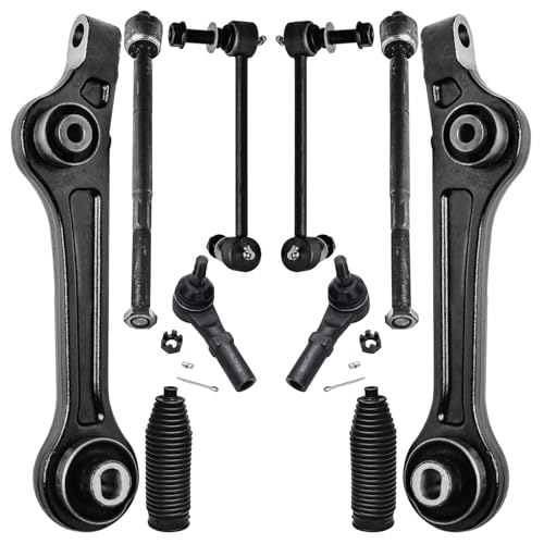 Detroit Axle - 10pc Front End Control Arms Kit for 2011-2020 Dodge Charger - size: 10CS34577/10PC