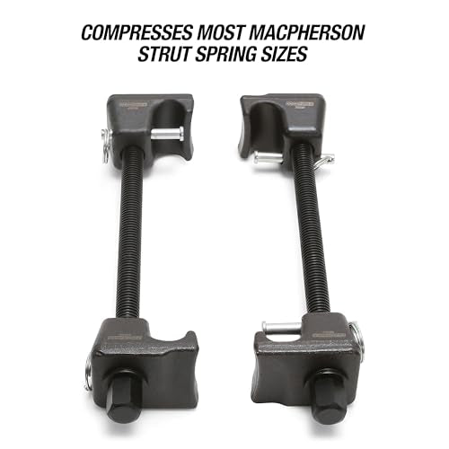 OEMTOOLS MacPherson 10.75 Inch Strut Spring Compressor, Forged Hooks - style: Clamshell