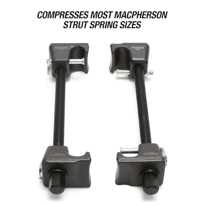 OEMTOOLS MacPherson 10.75 Inch Strut Spring Compressor, Forged Hooks - style: Clamshell