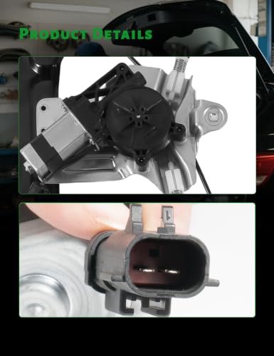 Front Passenger Side Power Window Regulator with Motor - size: 751-740