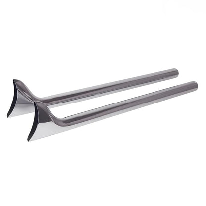 36" 1.875'' Fishtail Muffler for Motorcycle Exhaust 1.75'' Header Pipes