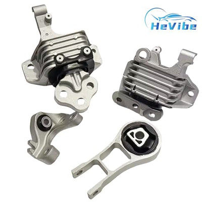Engine Motor and Transmission Mount Set Fit for Jeep Cherokee 2014-2017 2.4L Replacement 68418876AB 68192831AF 68157441AD 68172353AD HeVibe 4PCS