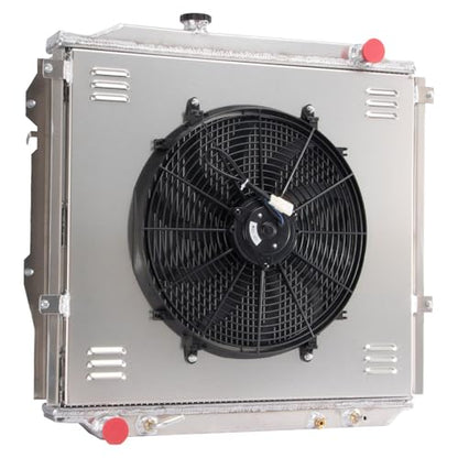 4 Row Radiator Shroud Fan For Toyota 4Runner Pickup 2.7L L4 3.4L V6 1996-2002 Aluminum Radiator Fan Replacement 4 Rows Radiators Fans - size: 4 Row Radiator/w Cap+Shroud Fan+Relay Kit