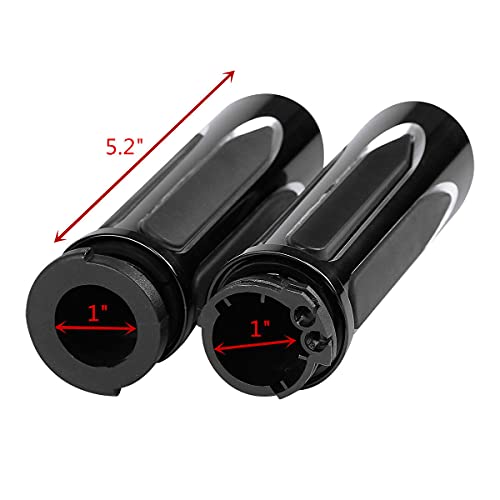 TCMT 1" 25mm Electric Handle Bar Grips Fit for Harley - color: Style C