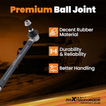 maXpeedingrods Universal Front Adjustable Sway Bar End Links 230mm-260mm - size: 230mm-260mm