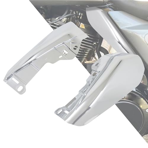 Mid Frame Air Deflectors Heat Shields Deflector Fit for Harley Street Glide Road Glide FLHX FLTRX FLTRXSTSE 2024-2025 (Chrome) - color: Chrome, size: For 2024-2025 Touring