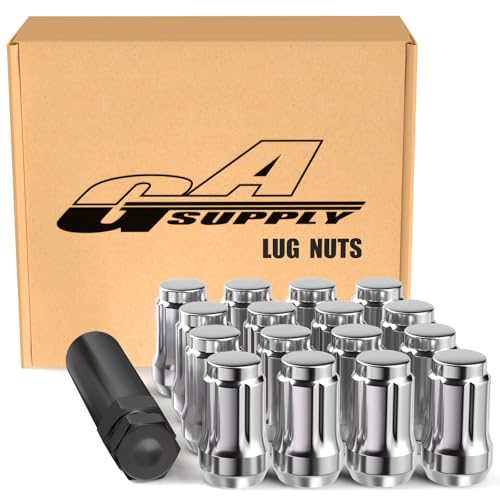 GAsupply 12x1.5 6 Spline Lug Nuts ATV, 1.38" Tall Cone Seat, 16PCS+ 1 Key - color: Silver, size: M12x1.5, style: 16 Pack-1.38" Tall