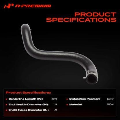 A-Premium Lower Engine Radiator Coolant Hose Compatible with Honda - style: Lower