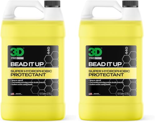 3D Bead It Up Ceramic Coating Booster Spray - Super Hydrophobic Bead Maker - Polymer Paint Protectant & Sealant 1 Gallon (Pack of 2) - size: Gallon (Pack of 2)